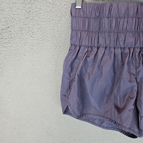 Free People Movement Womens The Way Home Shorts Sz M Purple Athletic - Picture 2 of 15